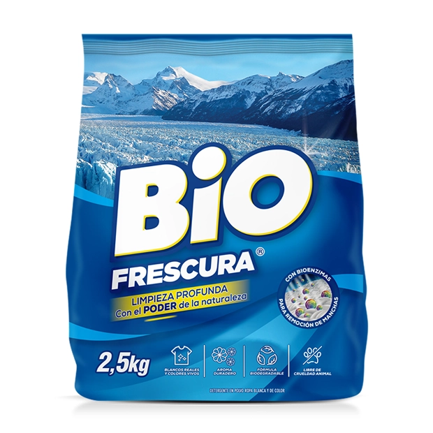 DETERGENTE BIO FRESCURA AZUL 2,5KG - UN