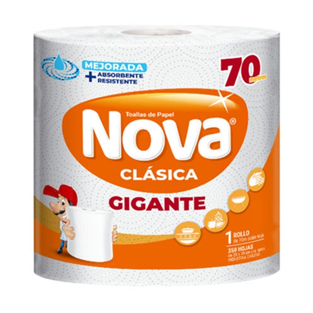 [62761] TOALLA NOVA CLASICA GIGANTE 70 MTS UN