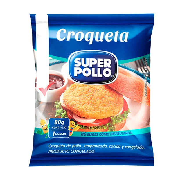 [83012] CROQUETA DE POLLO SUPER POLLO 80 GR UN